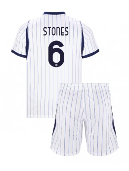 Inter Milan John Stones #6 Replika Borta Kläder Barn 2026-27 Kortärmad (+ byxor)